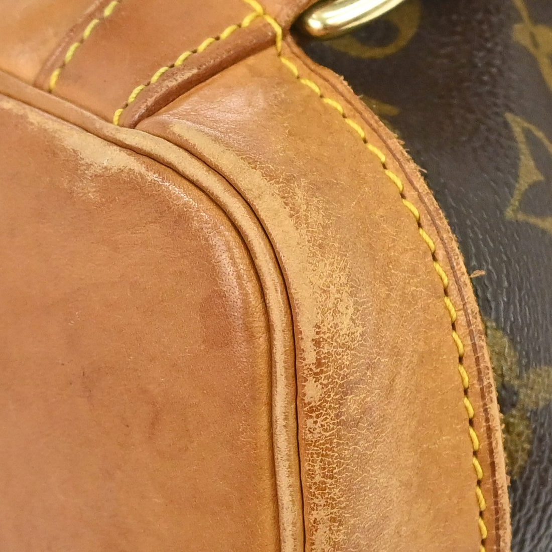 Louis Vuitton Zaino Montsouris MM in Tela Monogram Marrone Vintage