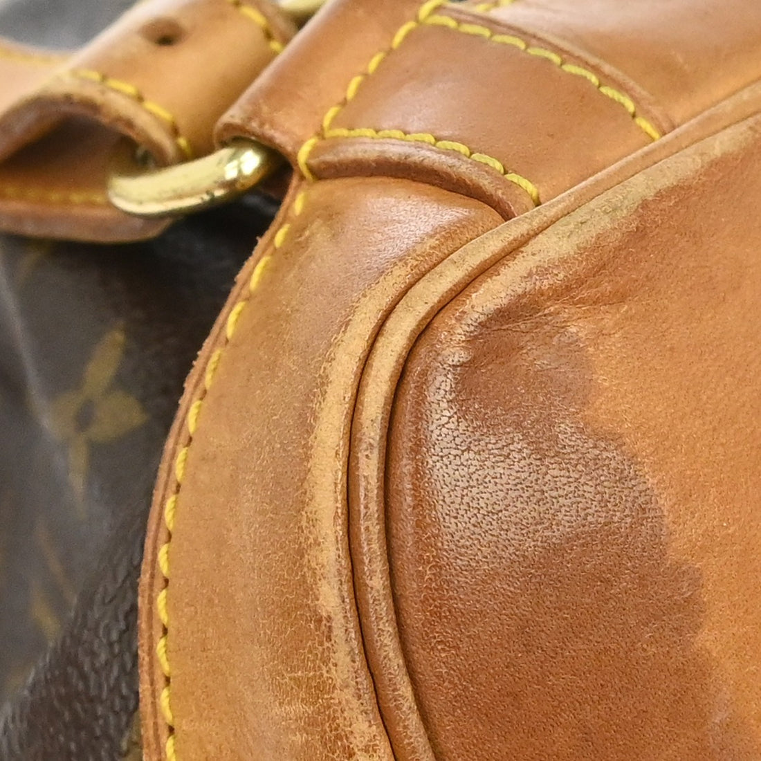 Louis Vuitton Zaino Montsouris MM in Tela Monogram Marrone Vintage