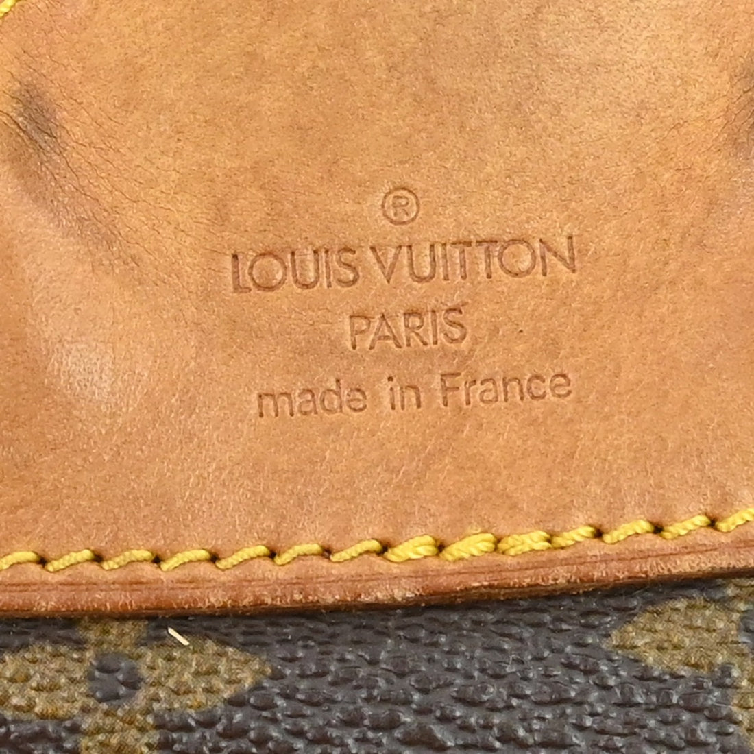 Louis Vuitton Zaino Montsouris MM in Tela Monogram Marrone Vintage