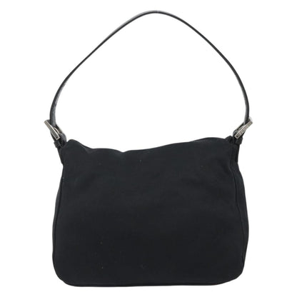 FENDI Hand Bag Cotone Nero Originale | Borsa a Mano Argento