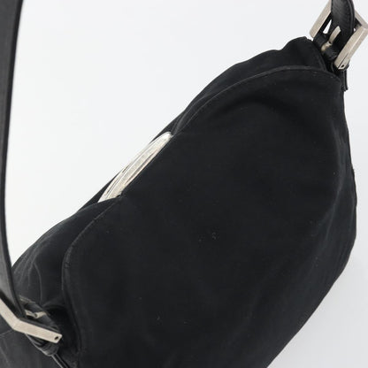FENDI Hand Bag Cotone Nero Originale | Borsa a Mano Argento