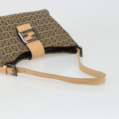 FENDI Zucchino Canvas Baguette Bag Beige Originale | Mamma Baguette Argento