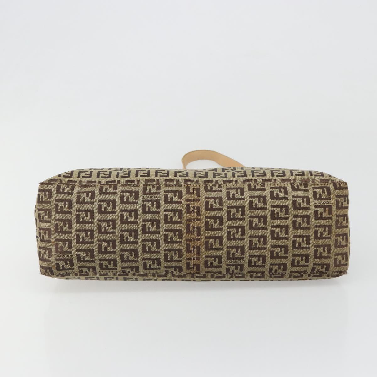 FENDI Zucchino Canvas Baguette Bag Beige Originale | Mamma Baguette Argento