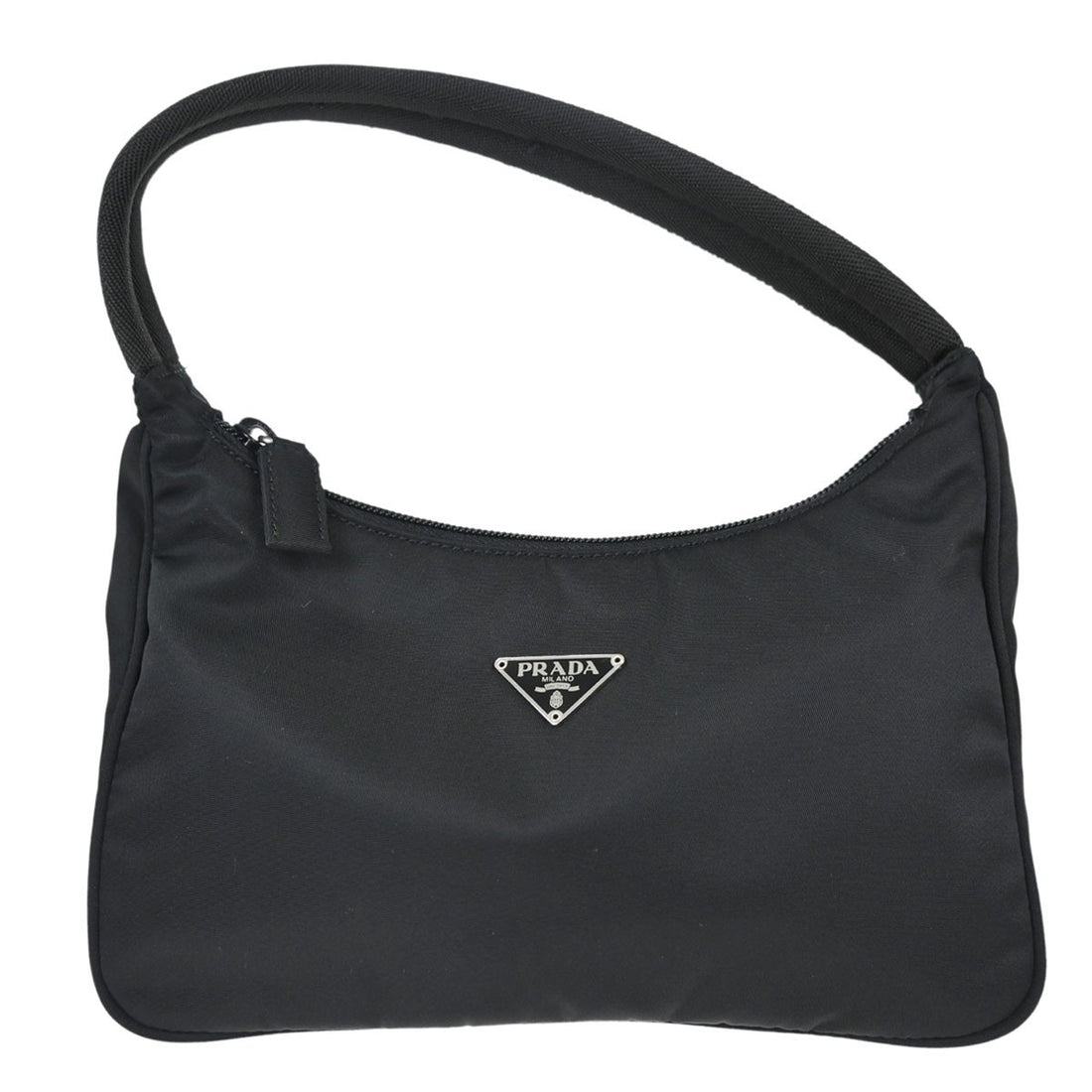 Prada Borsa a mano in Nylon Nero Vintage