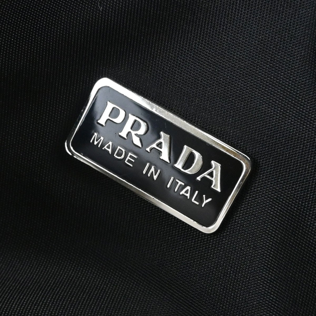 Prada Borsa a mano in Nylon Nero Vintage