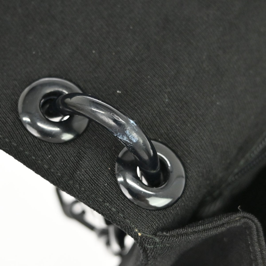 Prada Borsa a Spalla in Jersey Nero Vintage