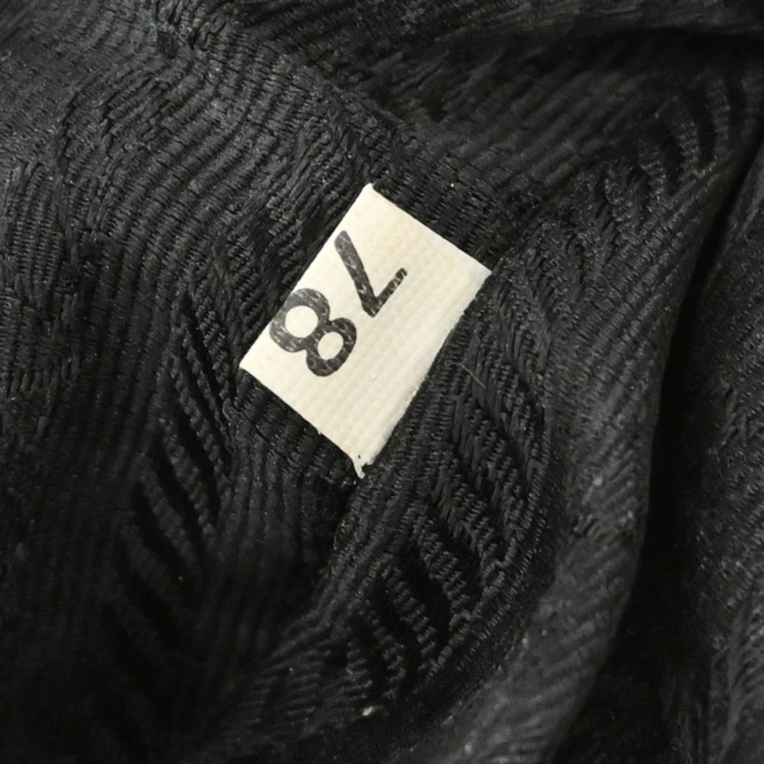 Prada Borsa a Spalla in Jersey Nero Vintage