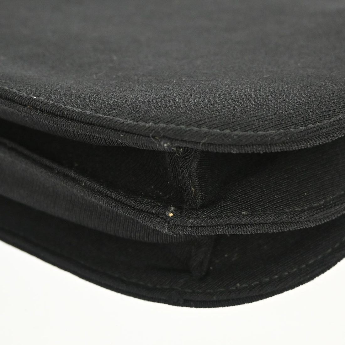 Prada Borsa a Spalla in Jersey Nero Vintage