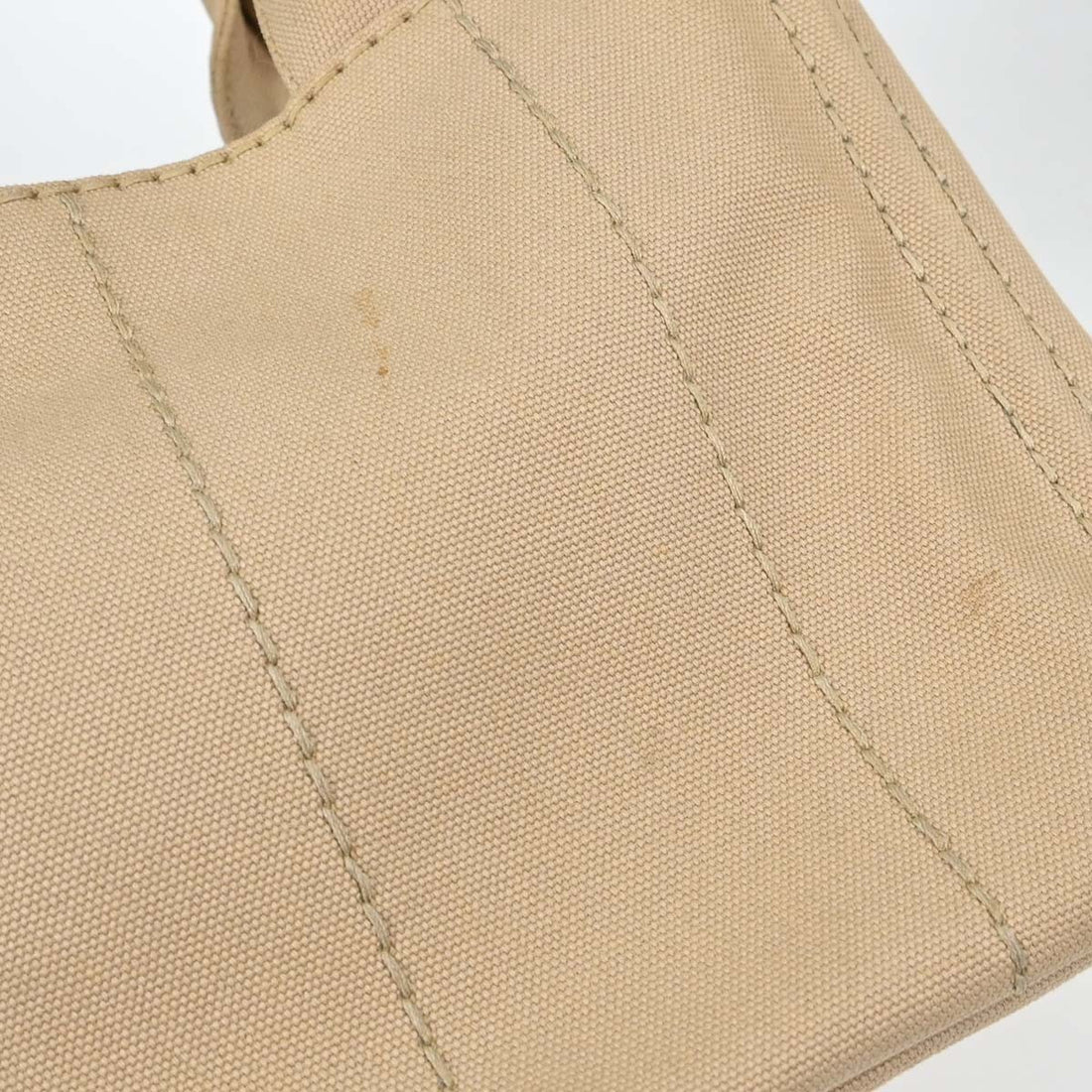 Prada Canapa Tote in Tela Beige Vintage