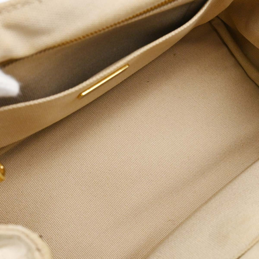 Prada Canapa Tote in Tela Beige Vintage