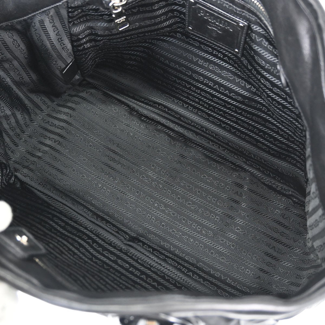 Prada Tessuto Chain Tote in Nylon Tessuto Nero Vintage