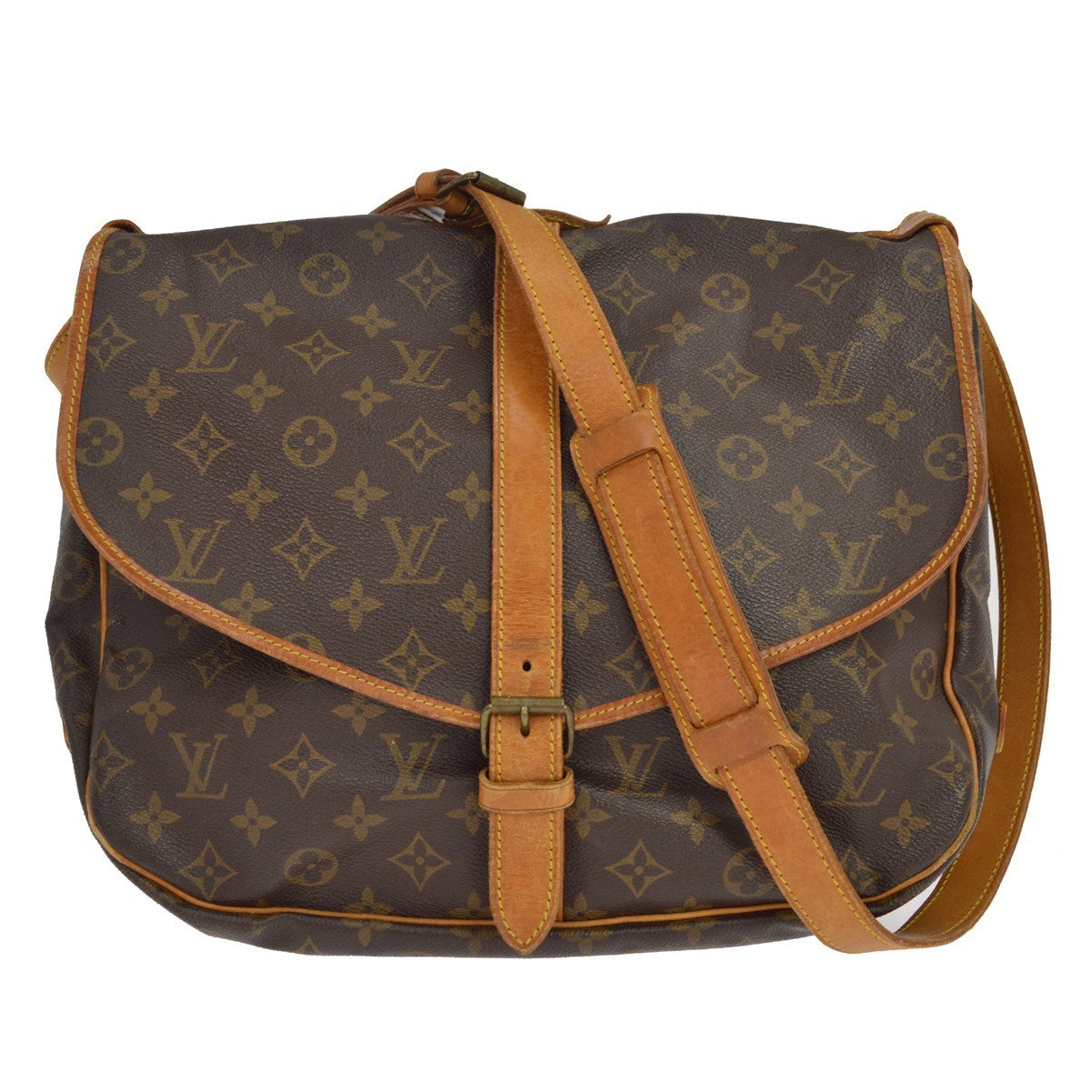 Louis Vuitton Monogram Saumur 35 Shoulder Bag - photo 1