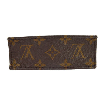 Louis Vuitton Monogram Petit Sac Plat Tote Handbag