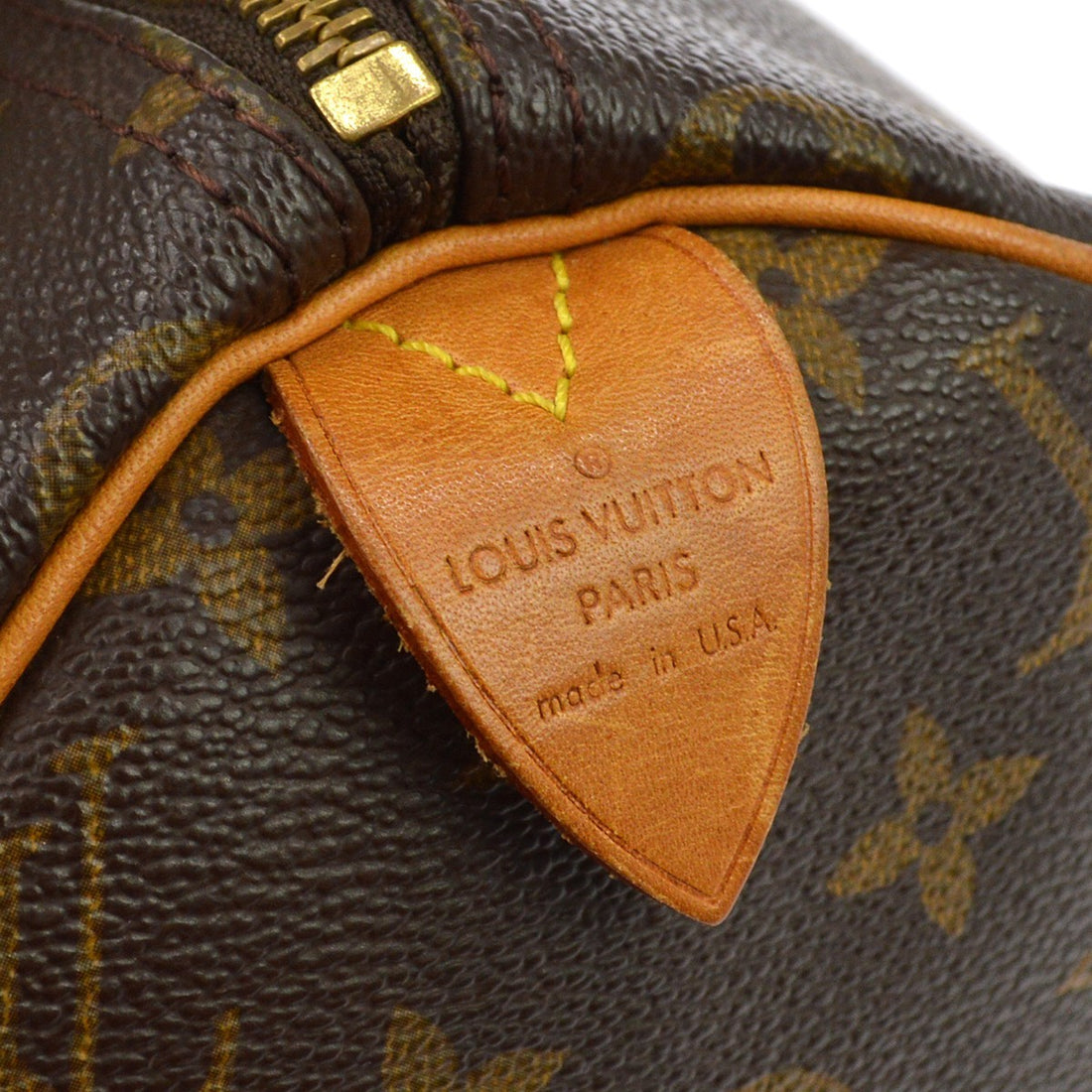 Borsa Louis Vuitton Speedy 30 Vintage in Tela Monogram Marrone — Rif. VI448