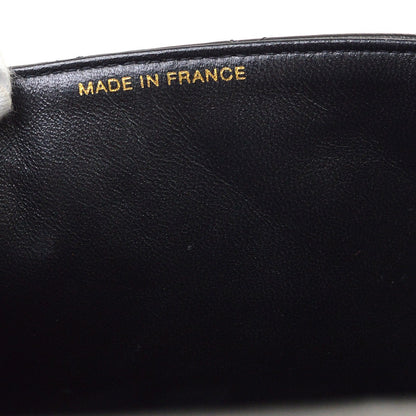 Chanel Black Lambskin Double Sided Classic Flap Handbag