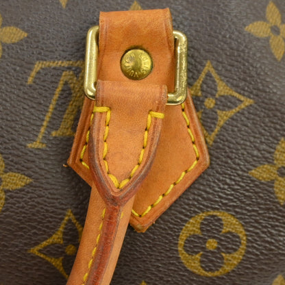 Borsa Louis Vuitton Speedy 35 Vintage in Tela Monogram Marrone