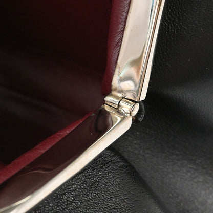 Borsa Chanel Kiss Lock Vintage in Pelle di Agnello Nera