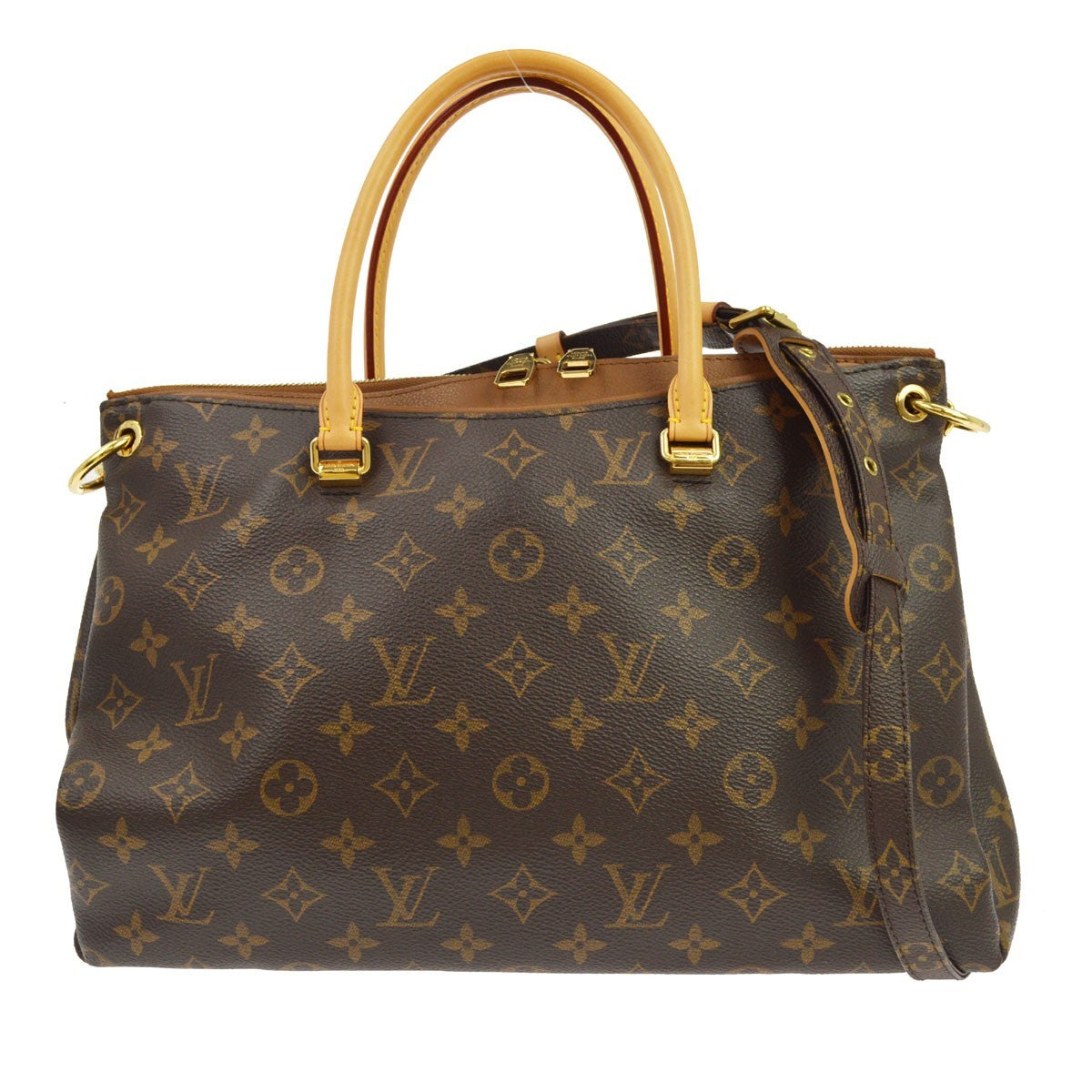 Louis Vuitton Saffron Monogram Pallas 2way Handbag