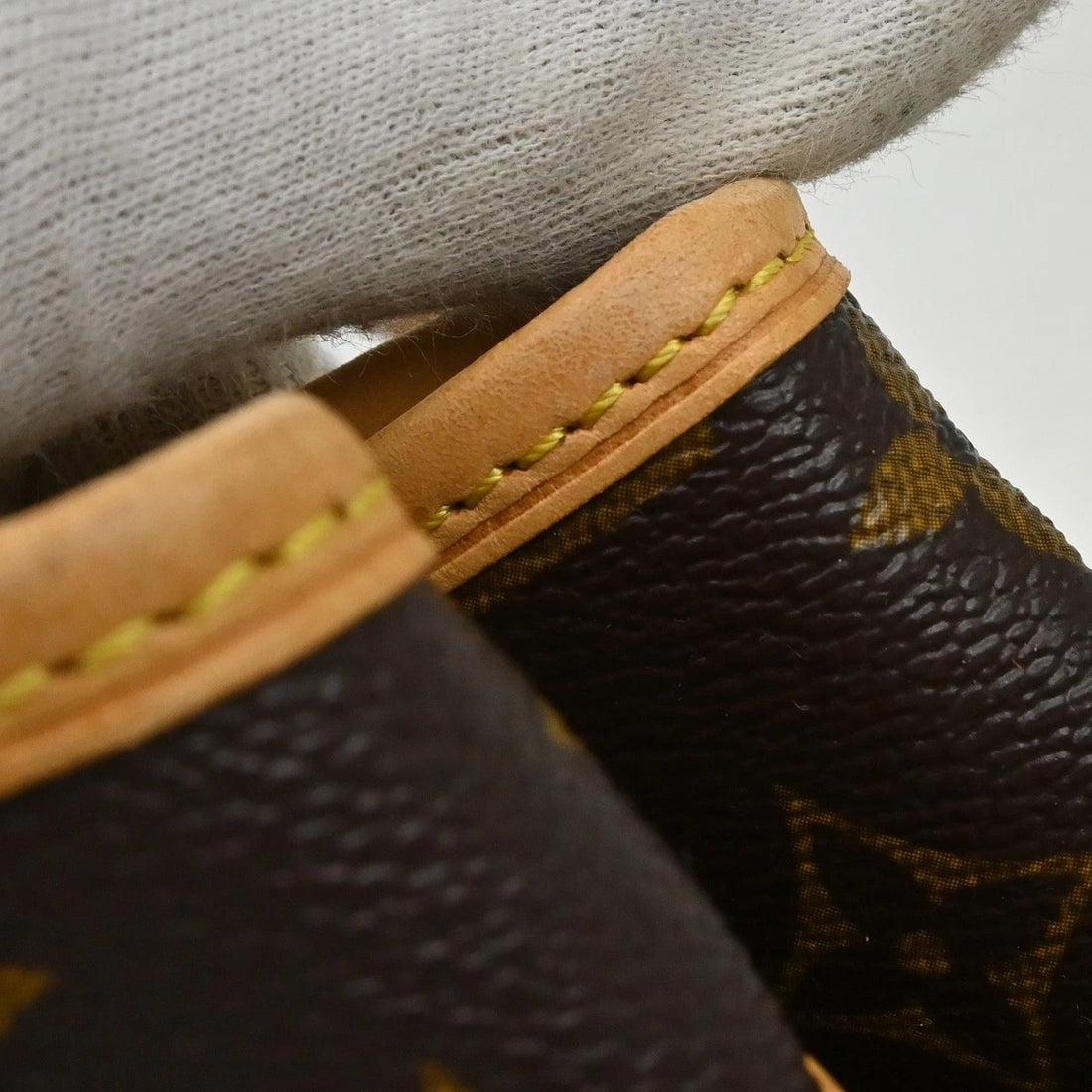 Borsa Louis Vuitton Batignolles Horizontal Tote Bag Vintage in Monogram Canvas, Leather Marrone