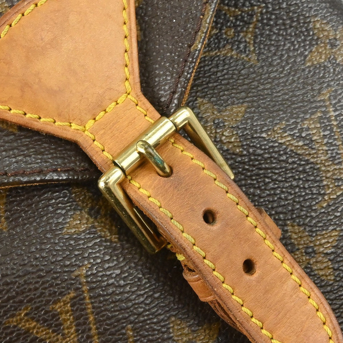 Zaino Louis Vuitton Montsouris MM Vintage in Tela Monogram Marrone