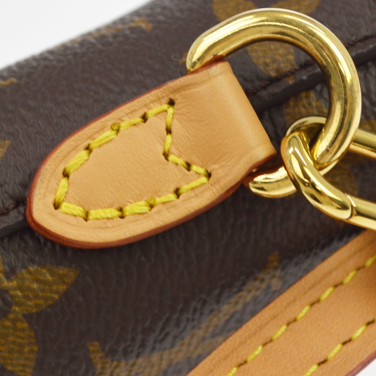 Borsa Louis Vuitton Fold Me Pouch Vintage in Tela Monogram Marrone