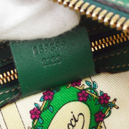 Gucci Green GG Canvas Wave Boston Bag