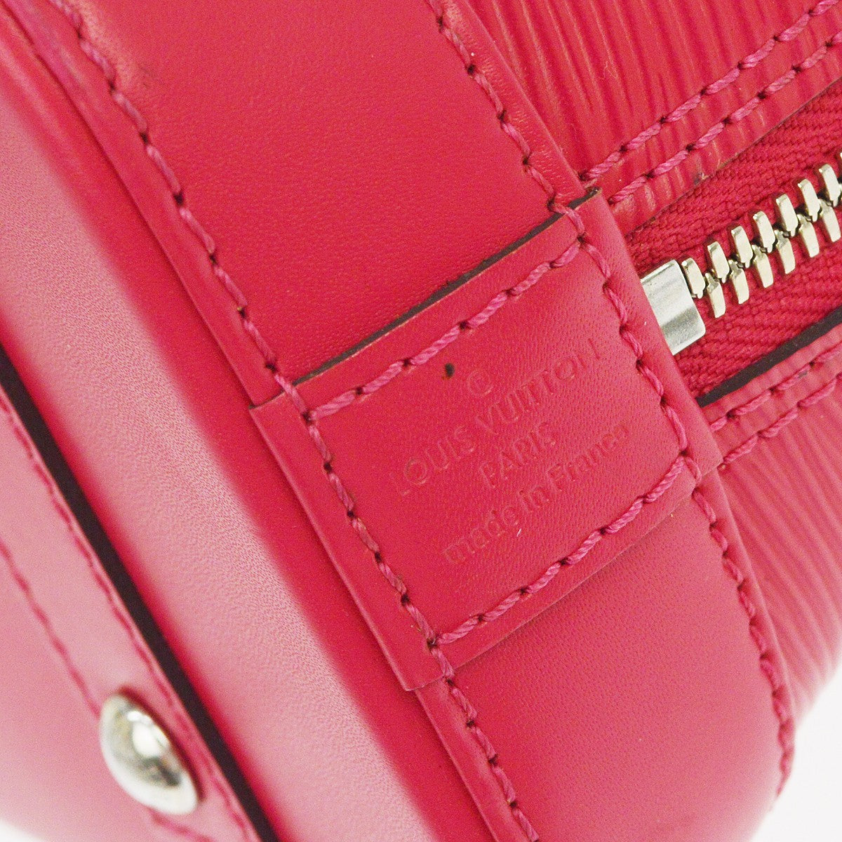 Louis Vuitton Pink Epi Alma BB Handbag