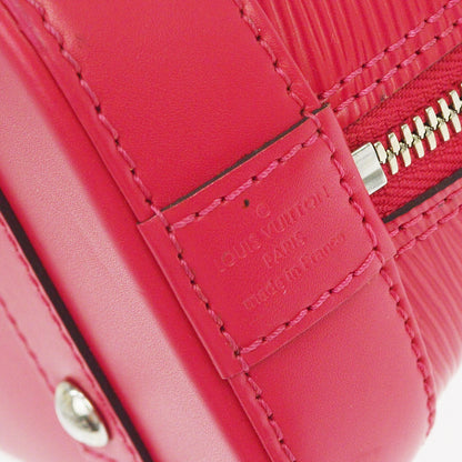 Louis Vuitton Pink Epi Alma BB Handbag