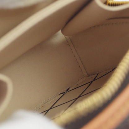 Borsa Louis Vuitton Mini Boîte Chapeau Vintage in Tela Monogram Marrone