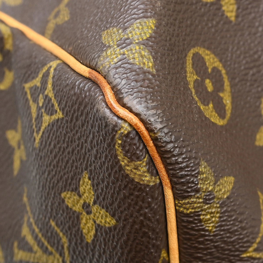 Borsa Louis Vuitton Monogram Keepall Bandouliere 60 Bag Vintage in Monogram Canvas, Leather Marrone