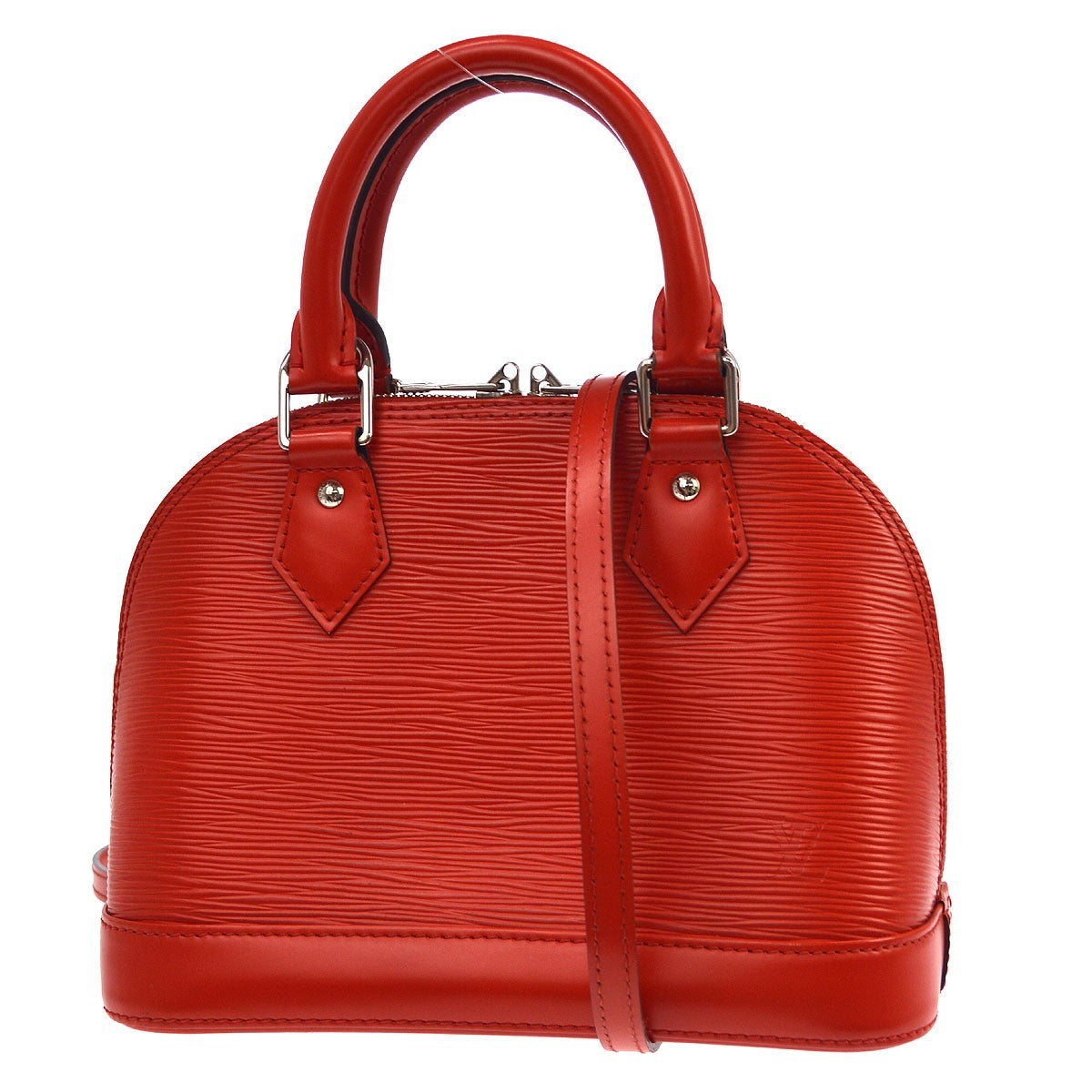 Borsa Louis Vuitton Alma BB Vintage in Pelle Epi Rossa