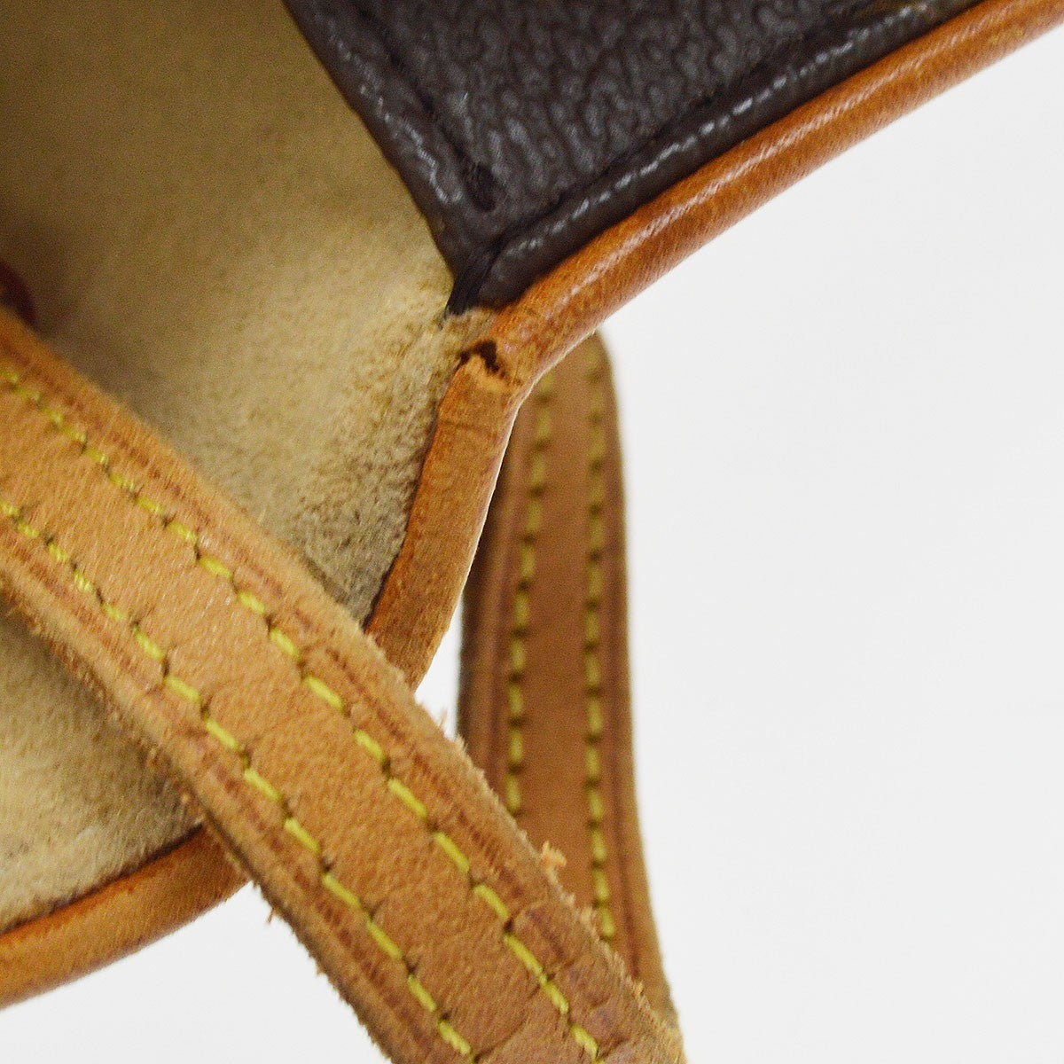 Borsa Louis Vuitton Pochette Twin GM Vintage in Tela Monogram Marrone