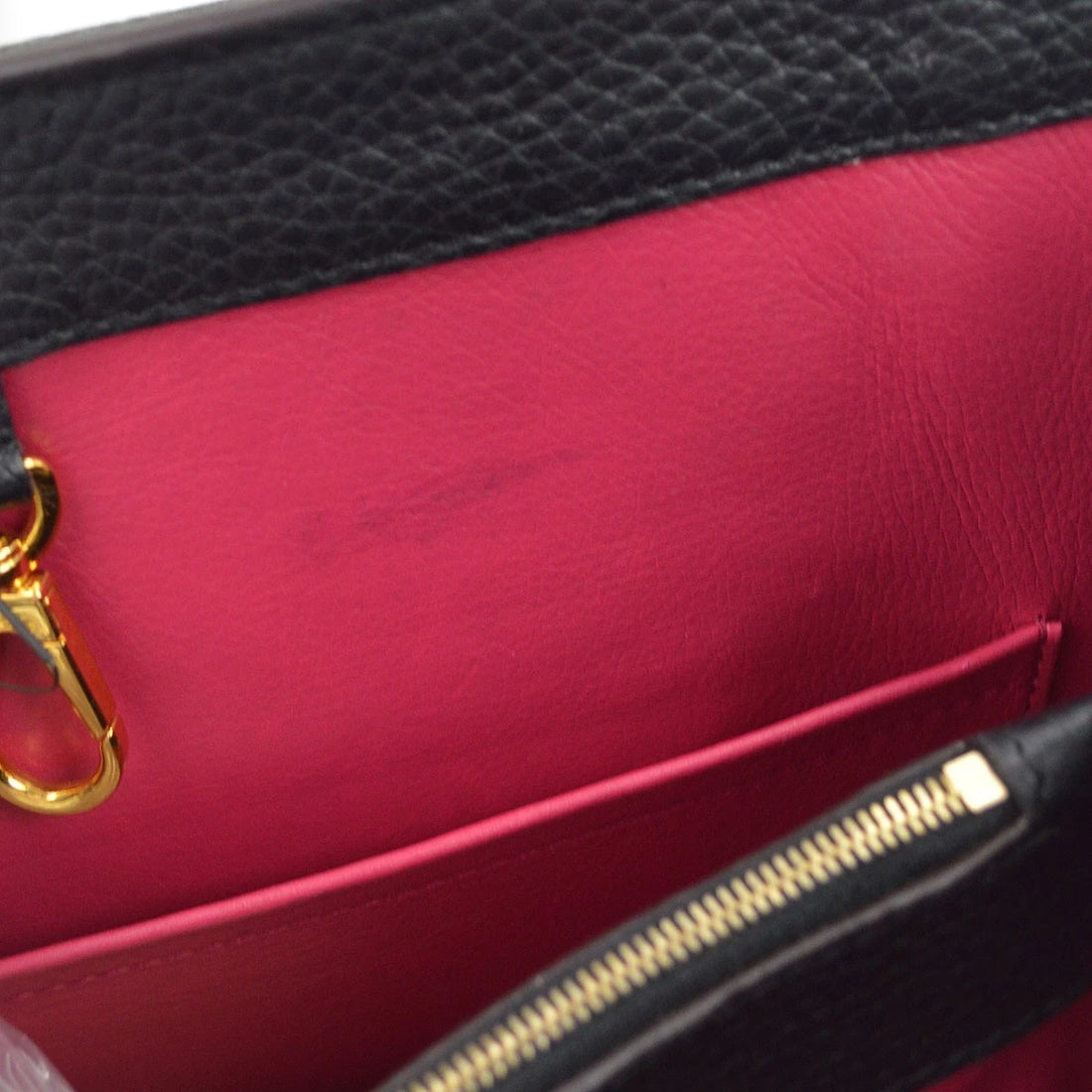 Borsa Louis Vuitton Capucine GM Hand Bag Vintage in Pelle Nero