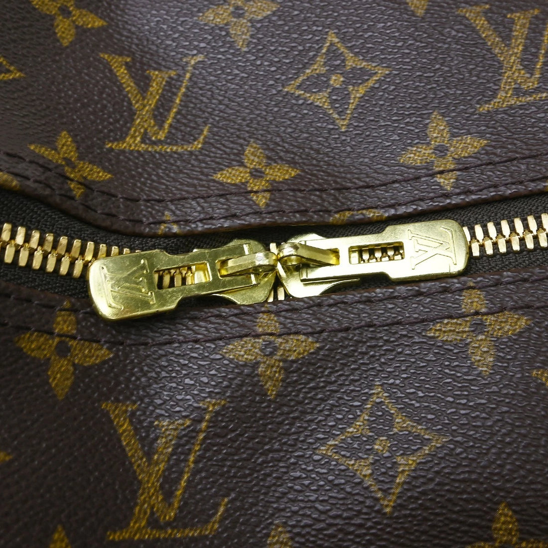 Borsa Louis Vuitton Monogram Keepall Bandouliere 60 Bag Vintage in Monogram Canvas, Leather Marrone