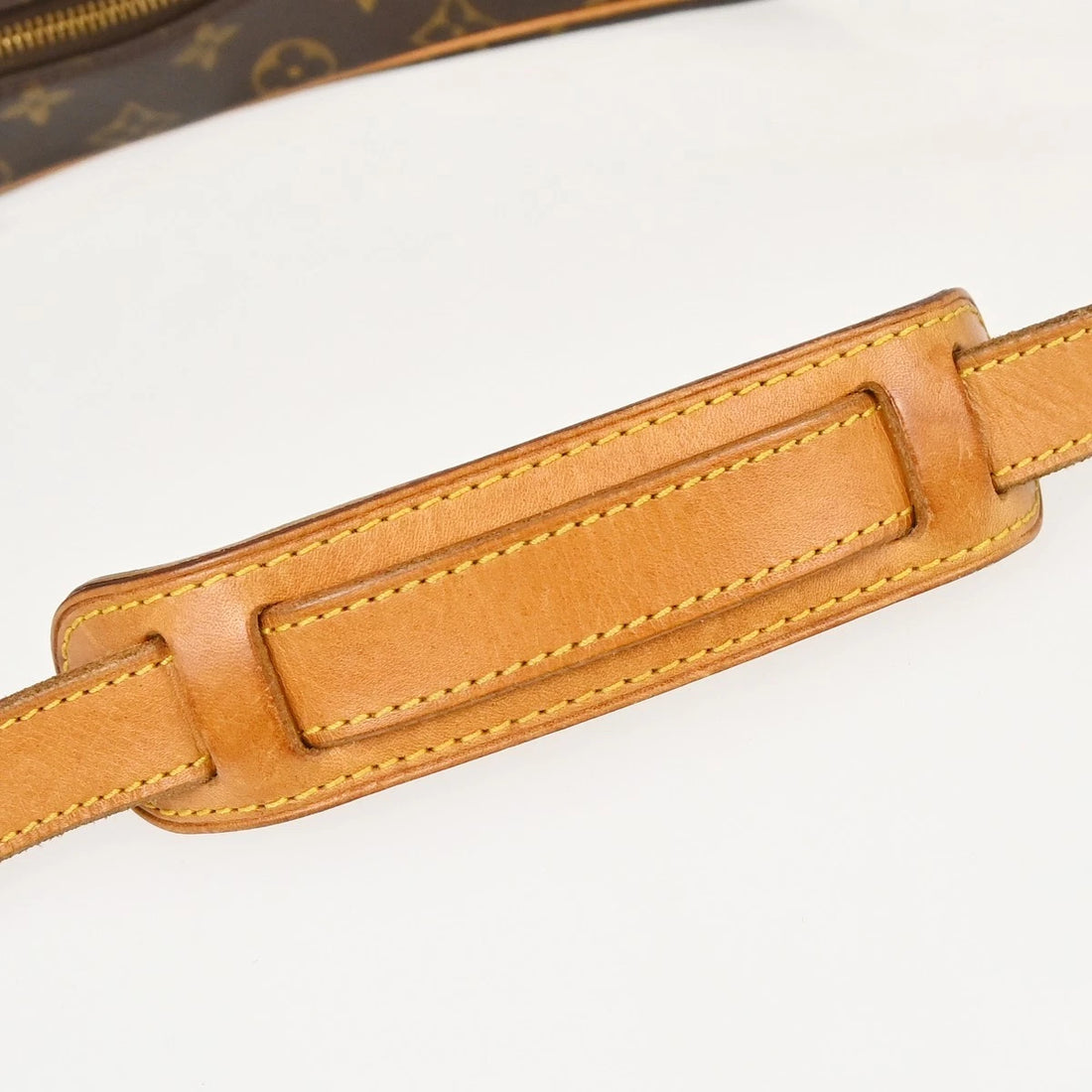 Borsa Louis Vuitton Boulogne 35 Shoulder Bag Vintage in Leather Marrone