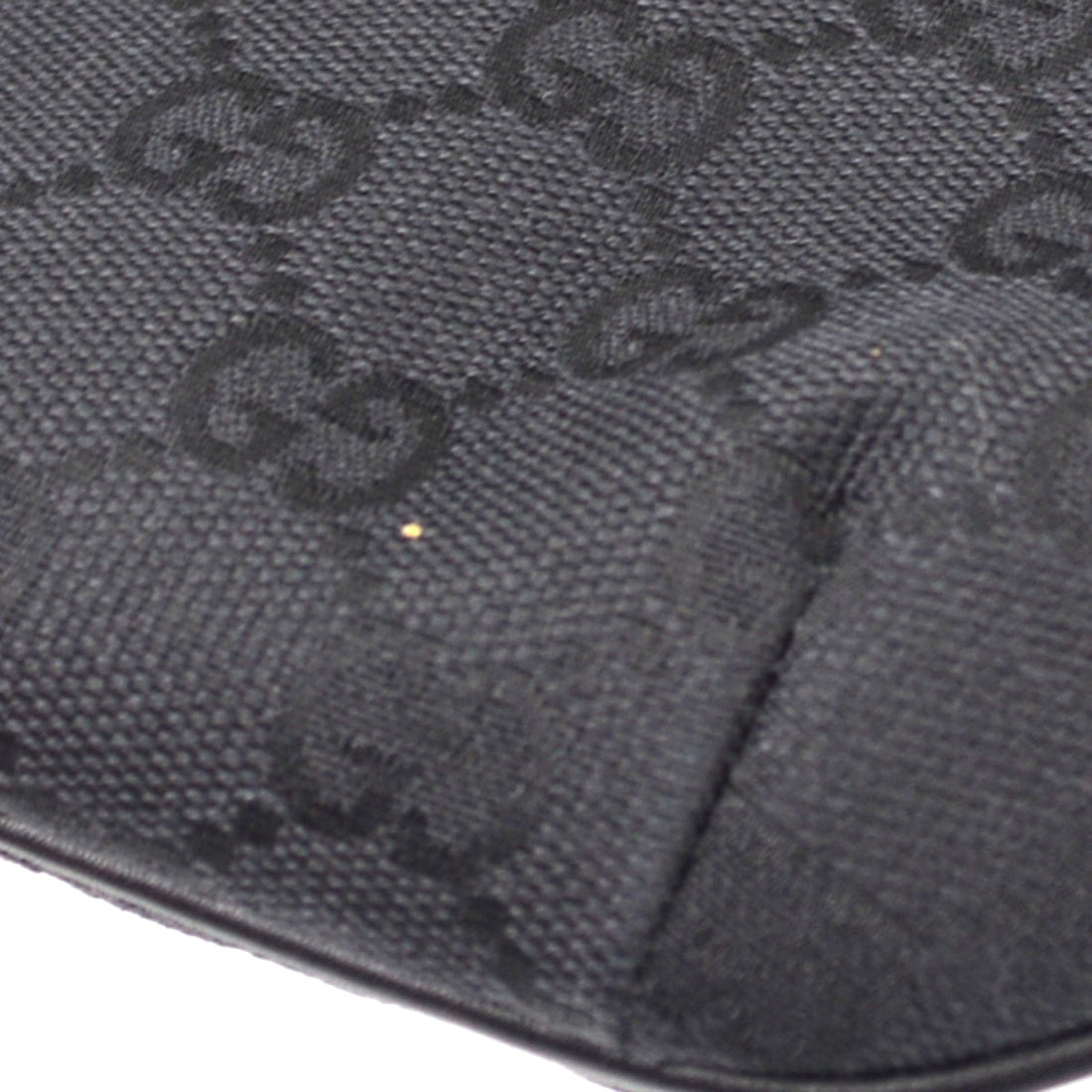 Gucci Black GG Shoulder Bag Vintage