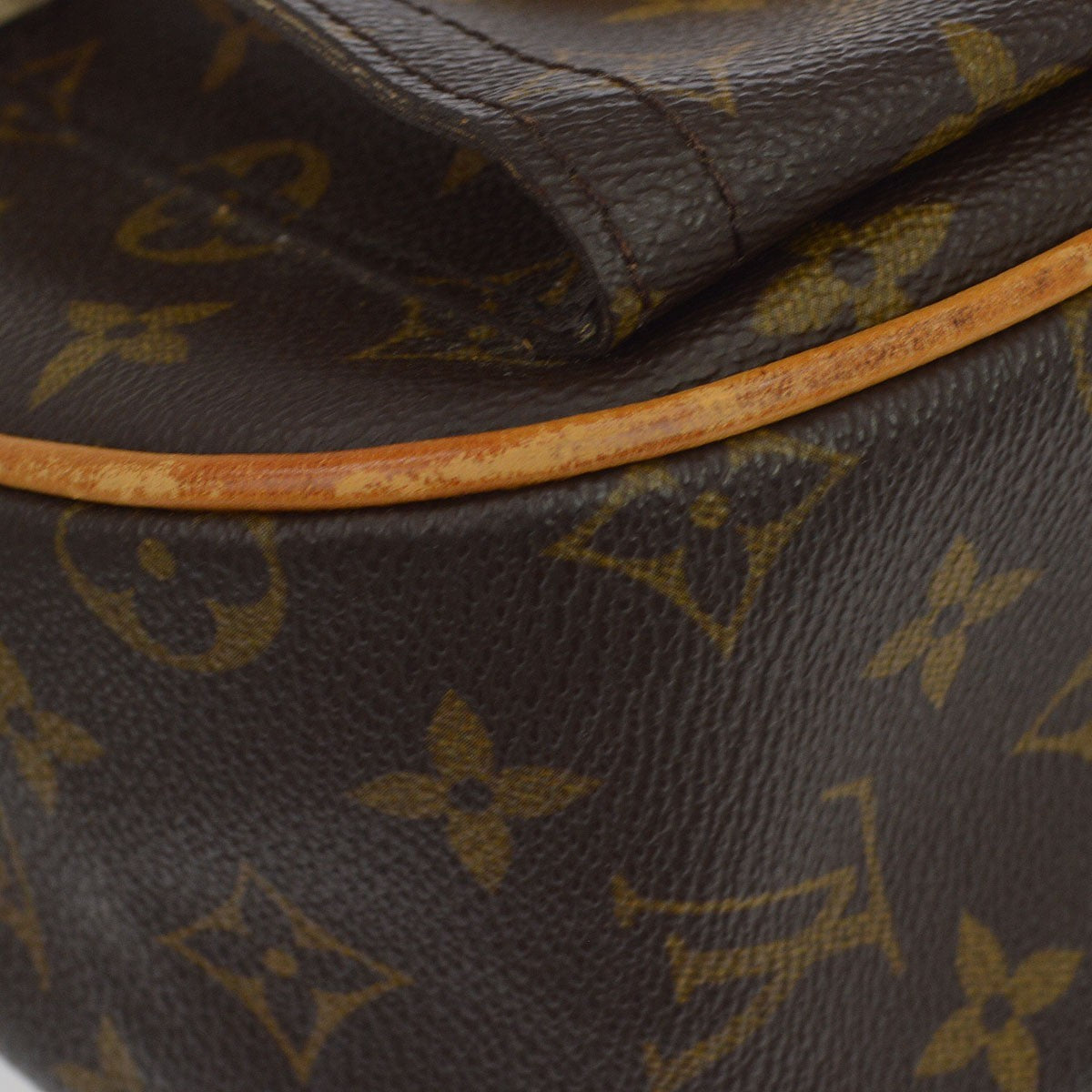 Borsa Louis Vuitton Hudson GM Vintage in Tela Monogram Marrone