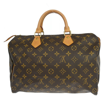 Louis Vuitton Speedy 35 Handbag Purse Monogram Iconica