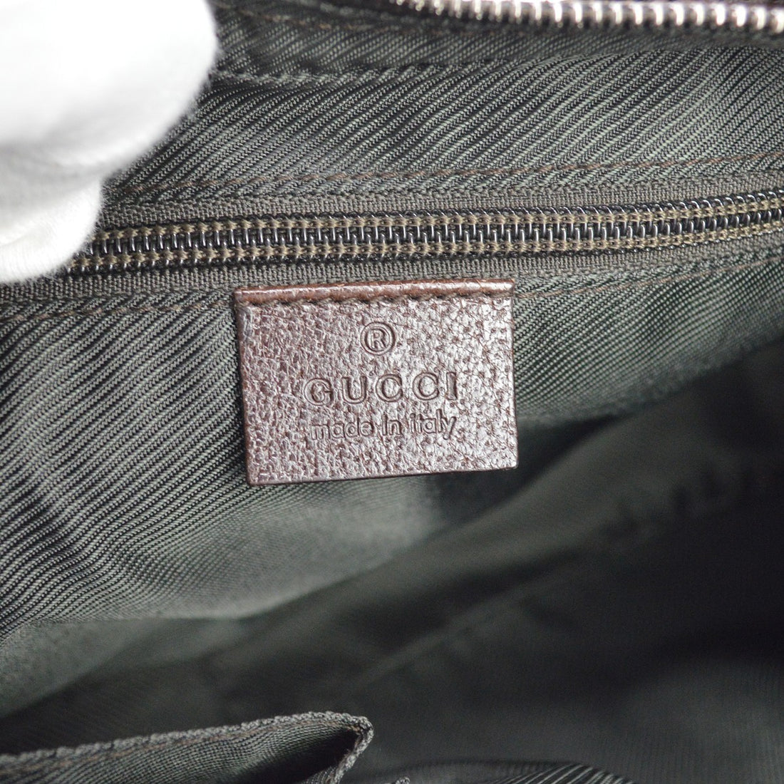 Borsa Gucci a Tracolla GG Vintage in Tela Marrone