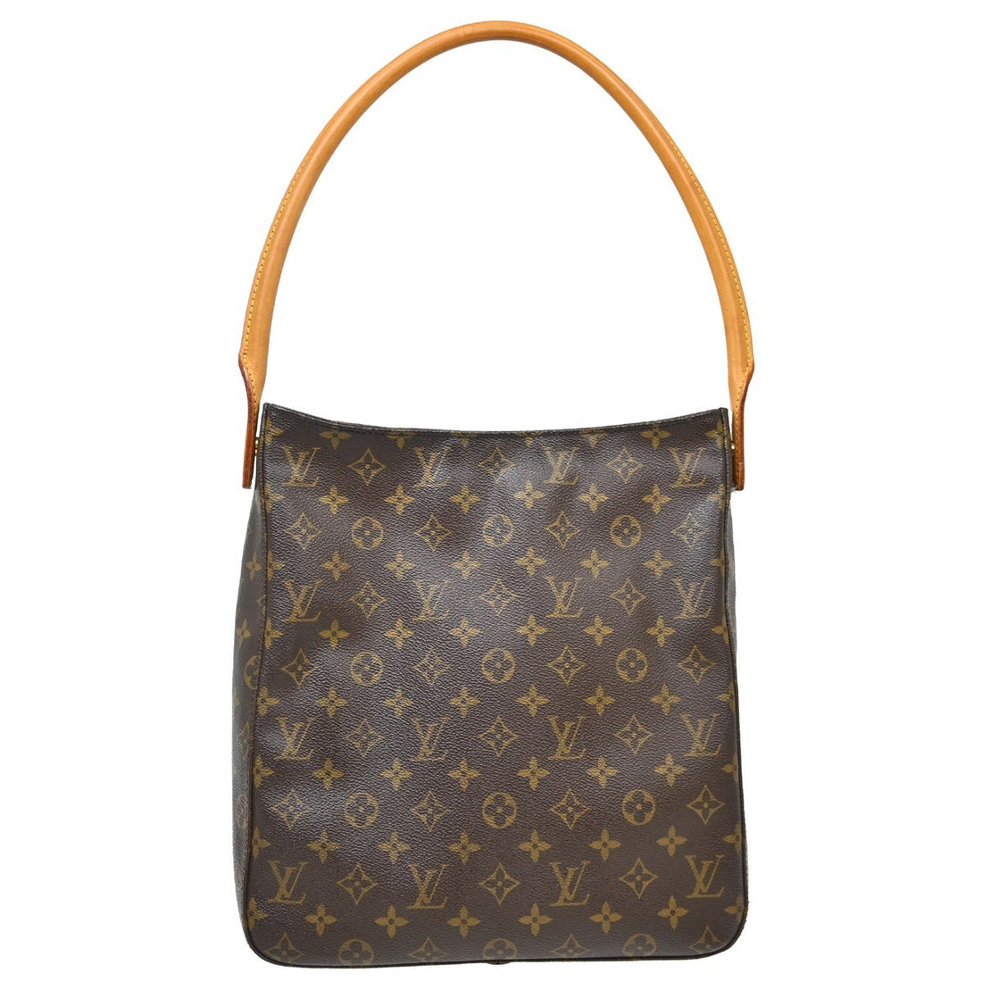 Borsa Louis Vuitton Looping GM Vintage in Pelle Marrone