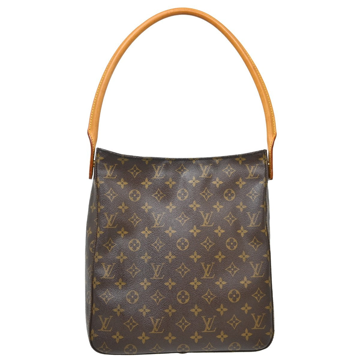 Borsa Louis Vuitton Looping GM Vintage in Pelle Marrone
