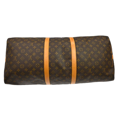 Borsa Louis Vuitton Keepall Bandoulière 60 Vintage in Tela Monogram Marrone
