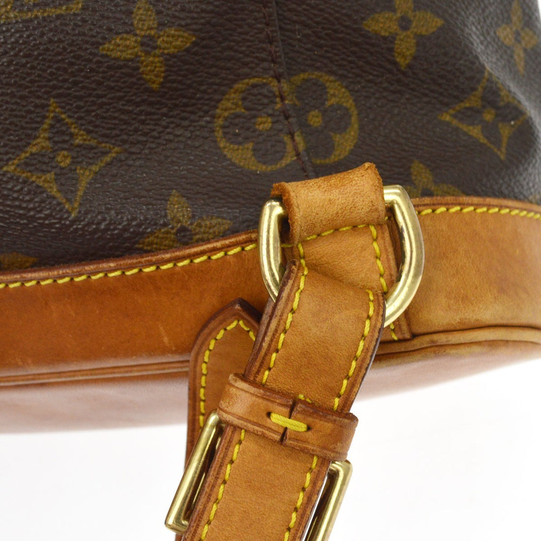 Zaino Louis Vuitton Montsouris MM Vintage in Tela Monogram