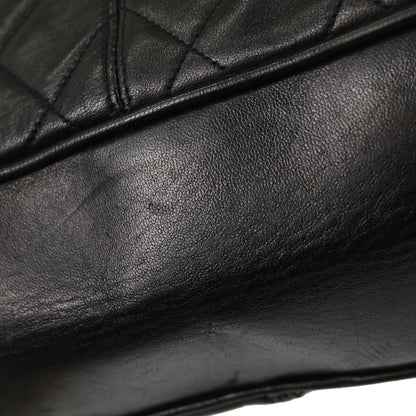 Chanel Circle Lock Backpack Vintage in Pelle di Agnello Nera