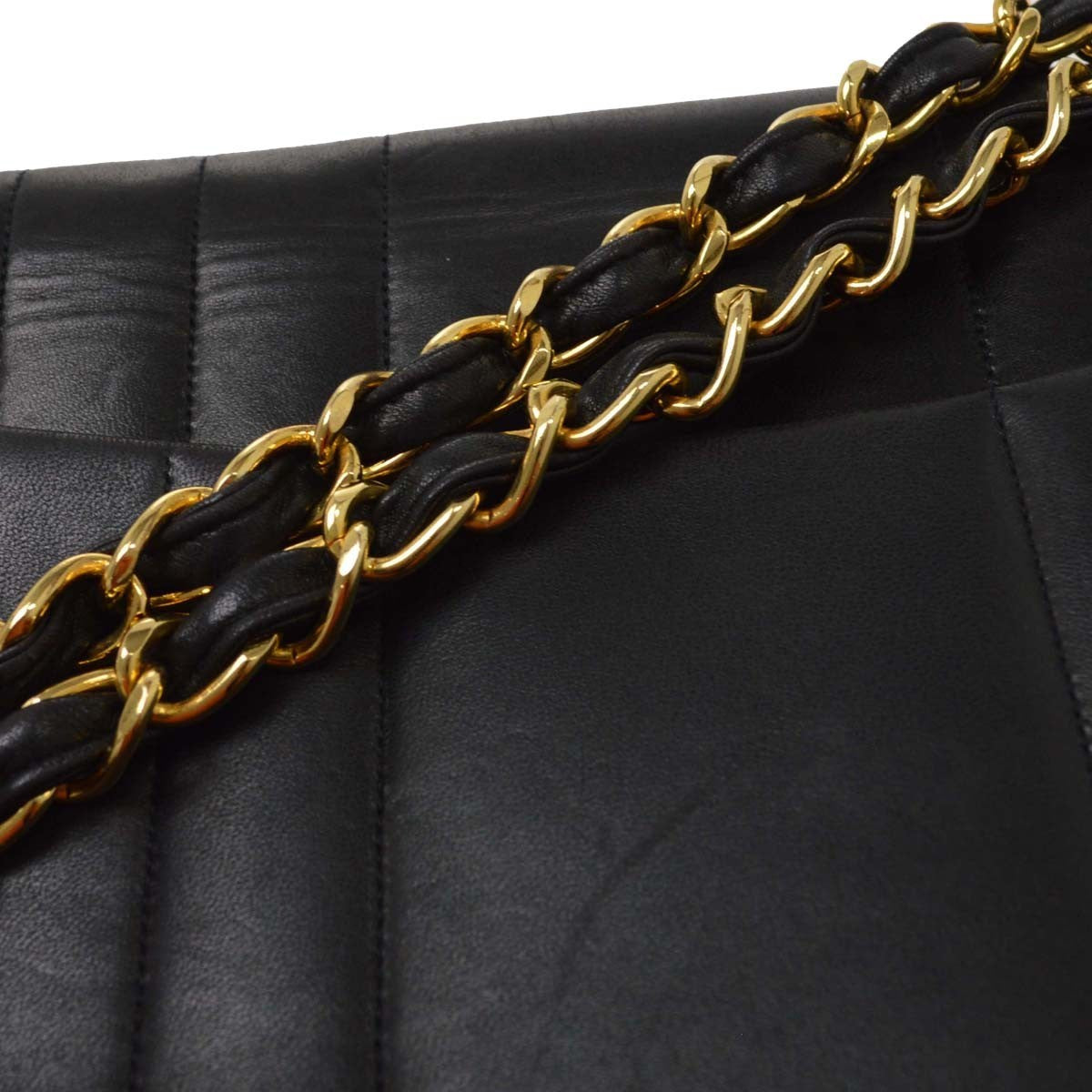 Chanel Black Caviar Mademoiselle Jumbo Classic Flap Bag