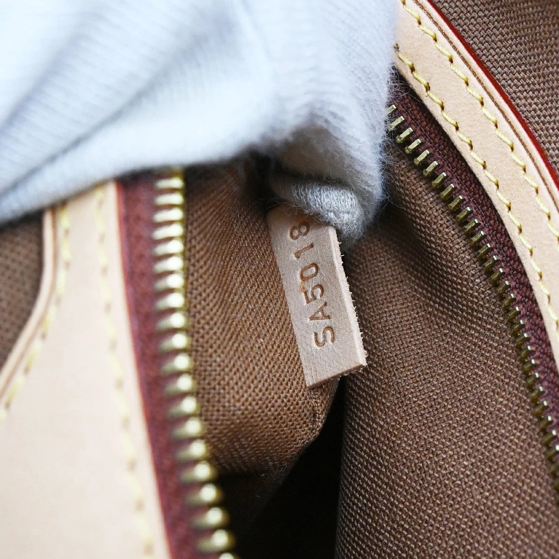 Borsa Louis Vuitton Batignolles Horizontal Tote Bag Vintage in Monogram Canvas, Leather Marrone