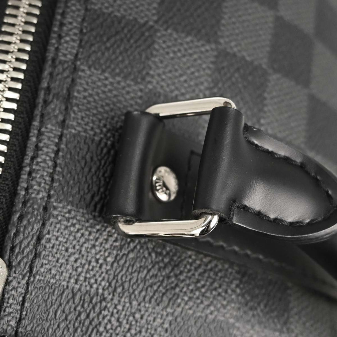 Borsa Louis Vuitton Keepall Bandouliere 55 Vintage in Tela Damier Graphite