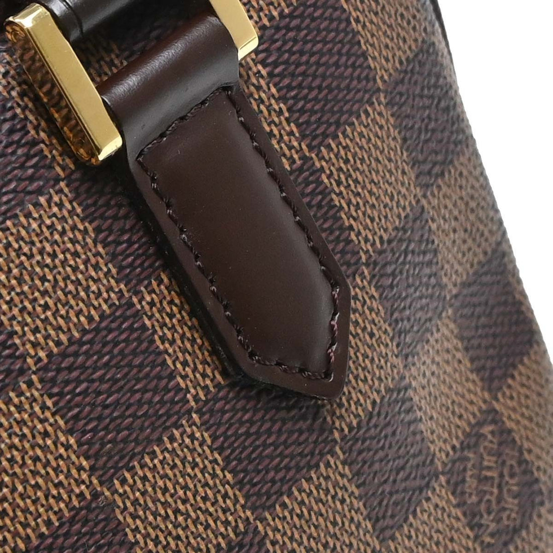 Borsa Louis Vuitton Damier Triana Handbag Vintage in Damier Canvas Marrone