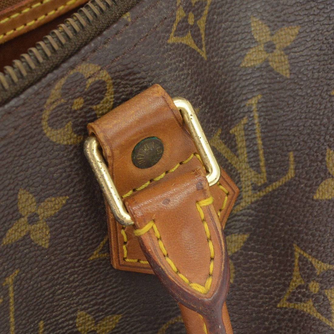 Borsa Louis Vuitton Speedy 25 Vintage in Pelle e Tela Monogram Marrone