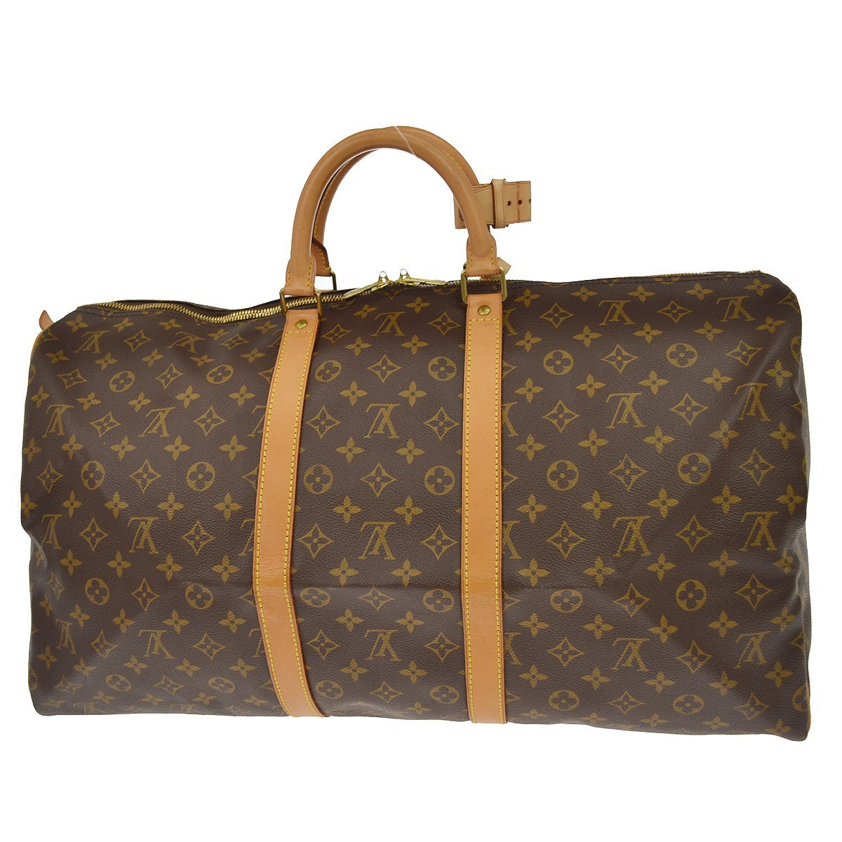 Louis Vuitton Keepall 55 Travel Handbag Monogram